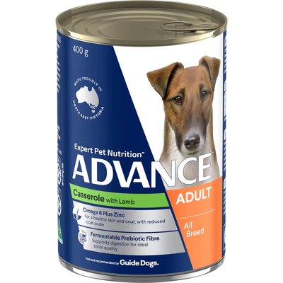 Advance Dog Wet All Breed Adlamb 400G 12Pk(Om12)