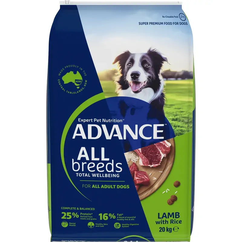 Advance Dog All Breed Lamb Rice 20Kg