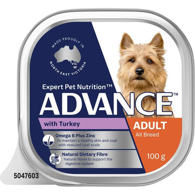 Advance Dog Adult Turkey 100G 12Pack Advance