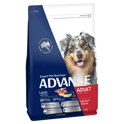 Advance Dog Adult Tot Well All Brd Lmb Rice 3Kg Advance