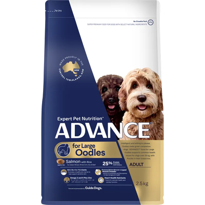 Advance Dog Dry Adult Dog Oodles Large 2.5Kg Advance