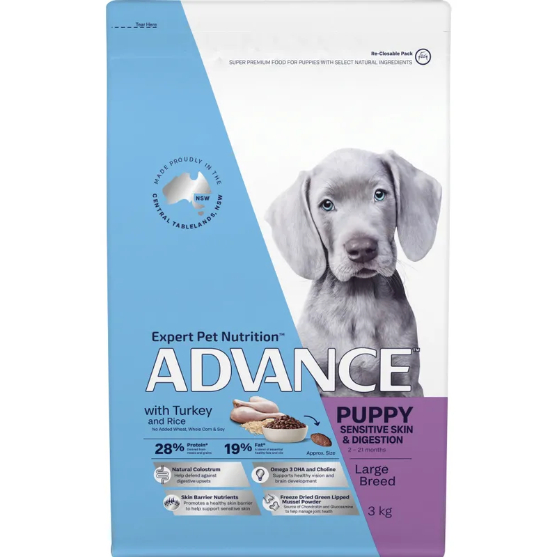 Advance Puppy Large Breed With Turkey & Rice 3Kg