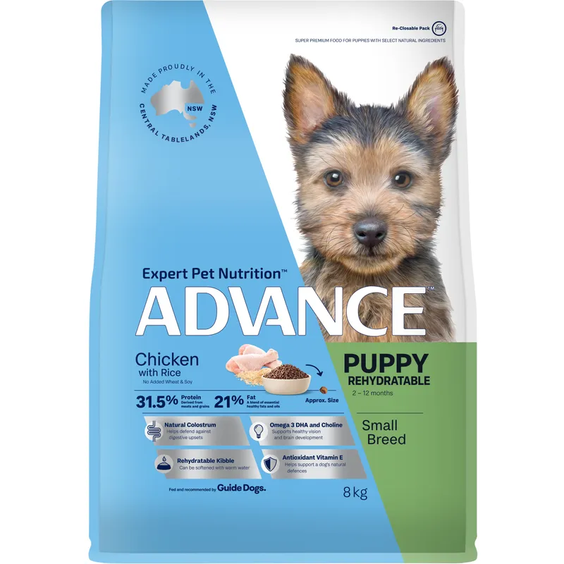 Advance Puppy Sm Brd Rehydrate Chkn Rice 8Kg