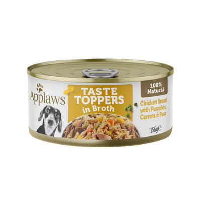 Applaws Dog Taste Toppers Chkn Veg In Broth 156G 16Pk(Om16)