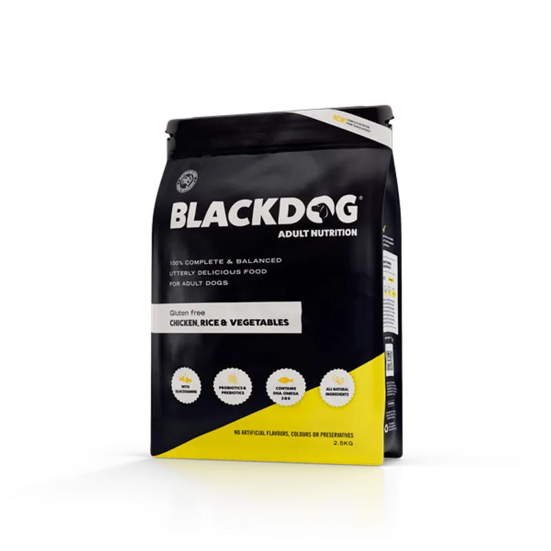 Black Dog Adult Chicken Rice & Vegetables 2.5Kg