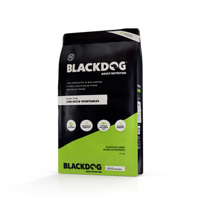Black Dog Adult Lamb Rice & Vegetables 9Kg