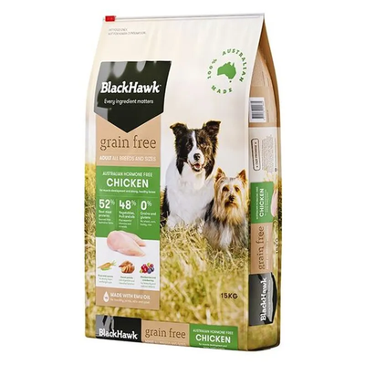 Black Hawk Grain Free Chicken 15Kg (36)