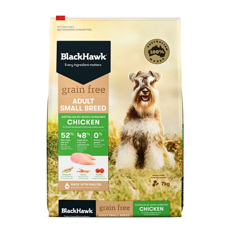Black Hawk Grain Free Small Breed Chicken 7Kg