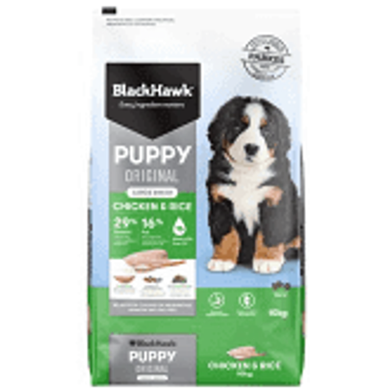 Black Hawk Puppy Large Breed Chicken & Rice 20Kg