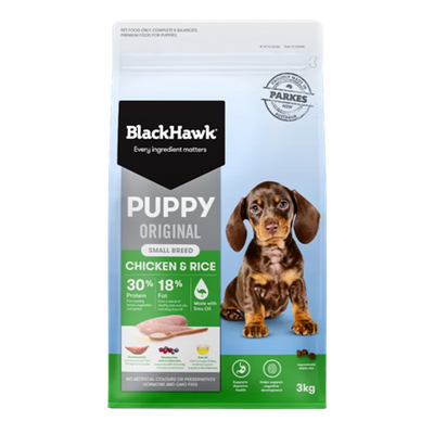Black Hawk Puppy Small Breed Chicken & Rice 3Kg