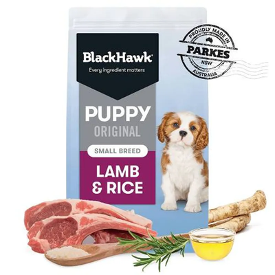 Black Hawk Puppy Small Breed Lamb & Rice 10Kg