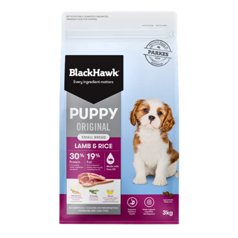 Black Hawk Puppy Small Breed Lamb & Rice 3Kg