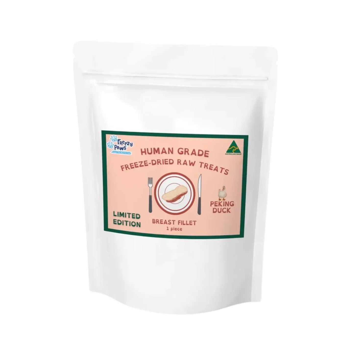 Freezy Paws Freeze Dried Peking Duck Breast Fillet