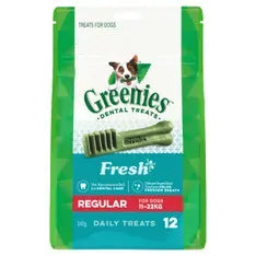 Greenies Dog Fresh Treat Pack Regular 340G