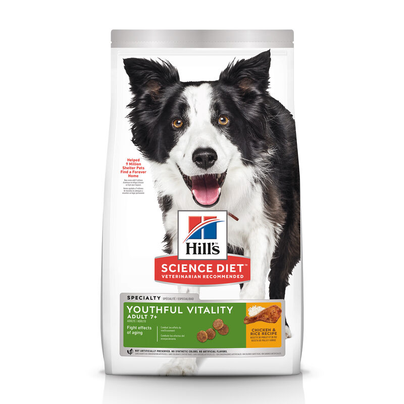 Hills Dog Adult 7+ Youthful Vitality 5.67Kg