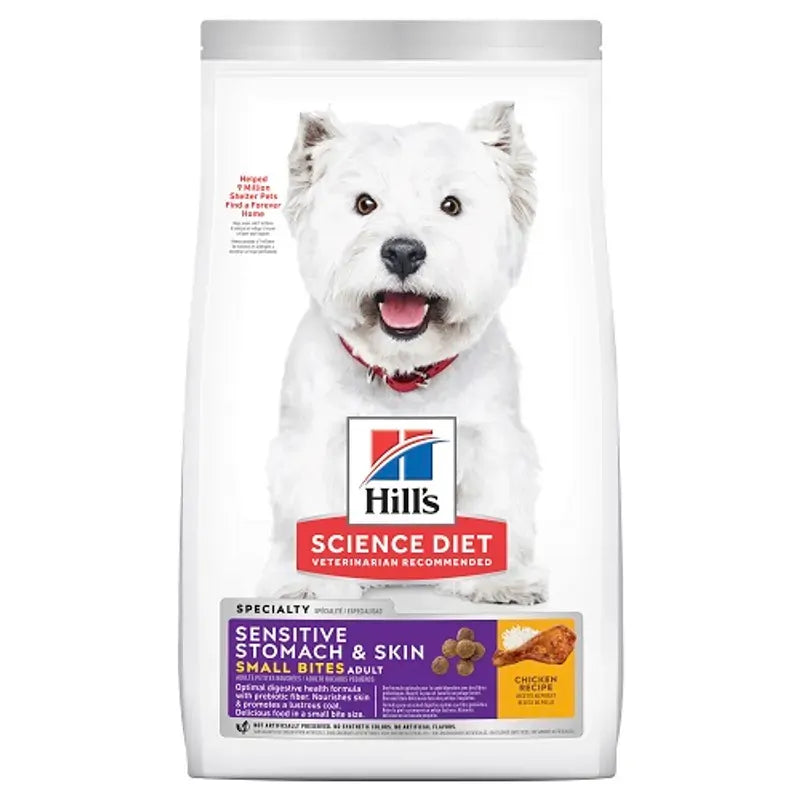 Hills Dog Adult Sen Skin & Stom Small Bite 6.8Kg Hills