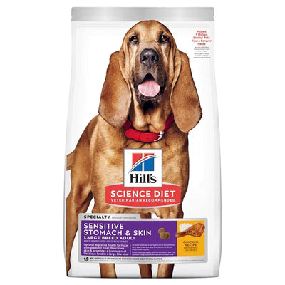 Hills Dog Adult Sensitive Stomach Skin Lg Brd 13.6Kg