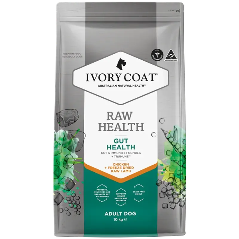 Ivory Coat Raw Health Dog Gut Health 10Kg
