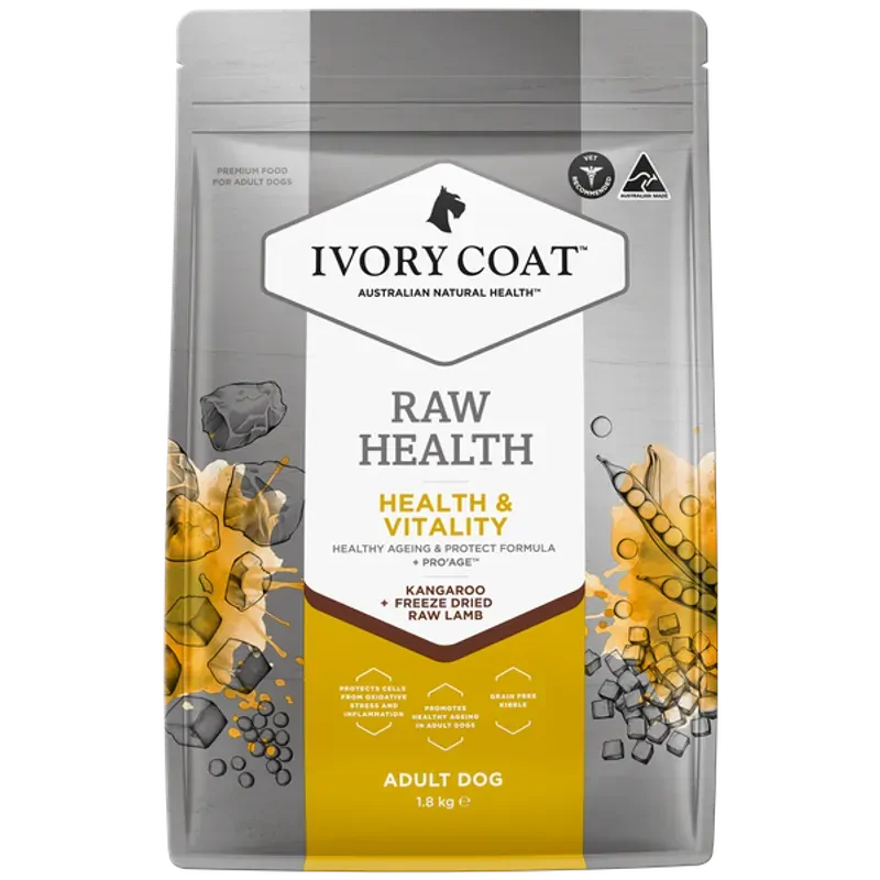 Ivory Coat Raw Health Dog Health & Vitality 1.8Kg