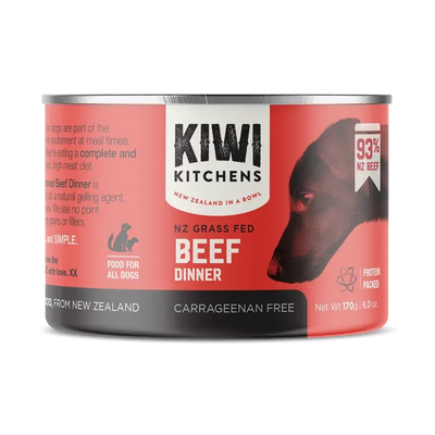 Kiwi Kitchens Dog Beef 170G 18Pk (Om18)
