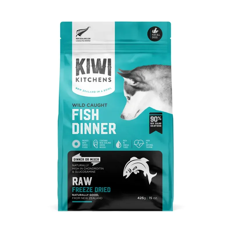 Kiwi Kitchens Freeze Dried White Fish Dinner 425G