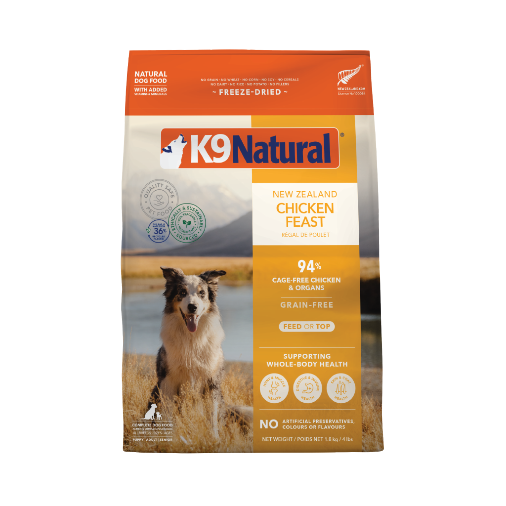 K9 Natural Grain-Free Fd Nz Chicken Feast 1.8Kg