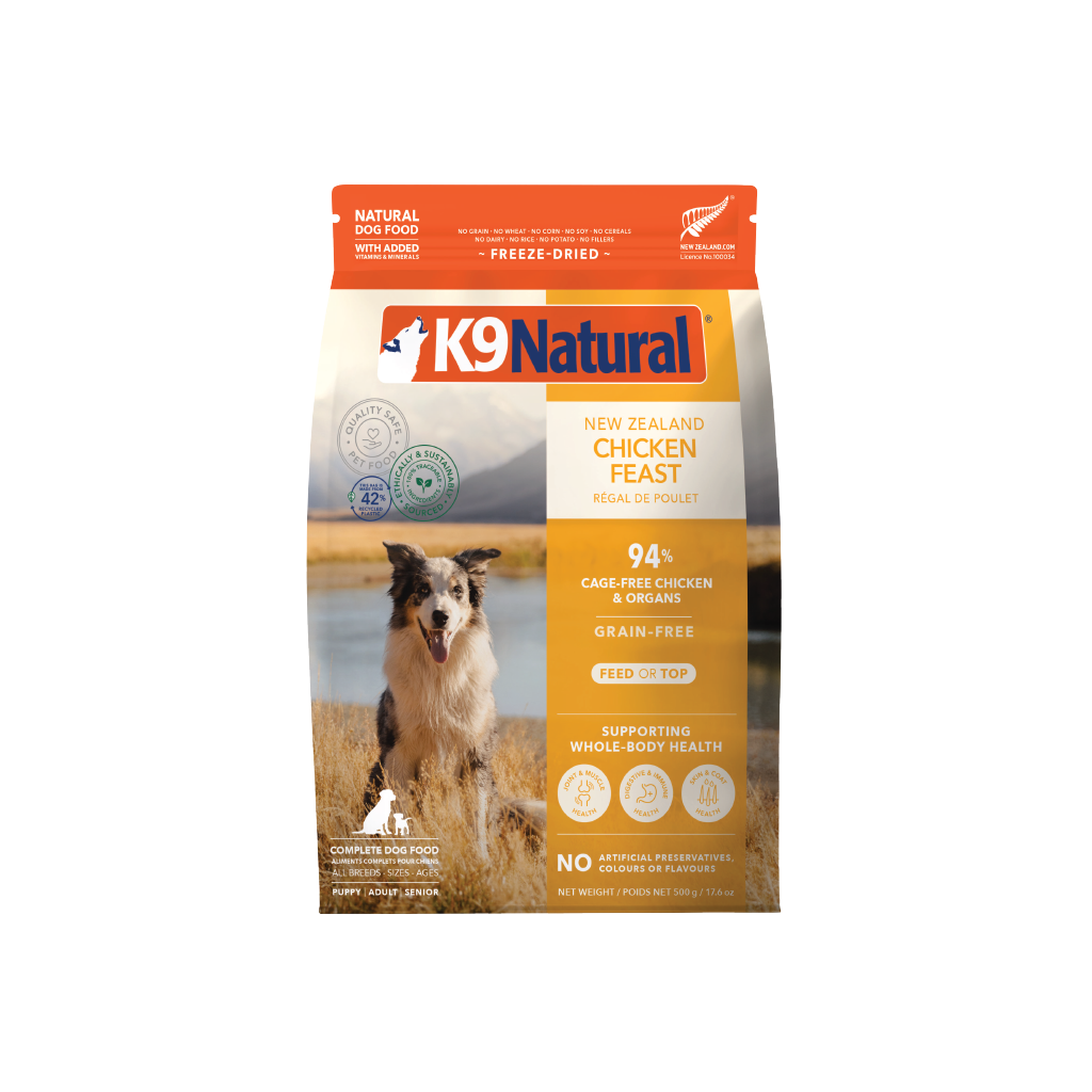 K9 Natural Grain-Free Fd Nz Chicken Feast 500G
