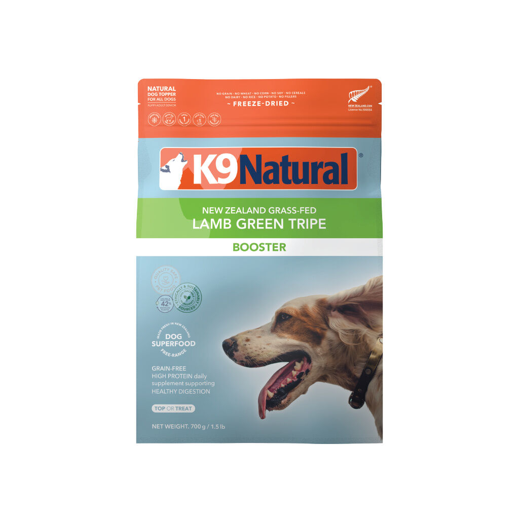 K9 Natural Grain-Free Fd Lamb Green Tripe 700G