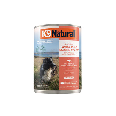K9 Natural Nz Lamb & King Salmon Feast 370G 12Pk (Om12)