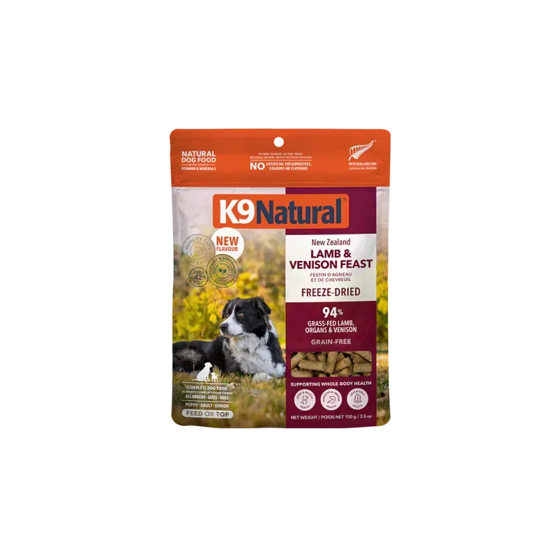 K9 Natural Grain- Free Fd Nz Lamb & Venison Feast - 100G
