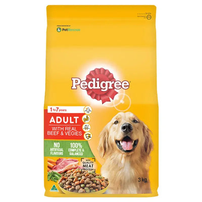 Pedigree Dry Adult With Mince And Vegetables 3Kg