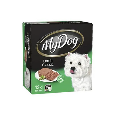 My Dog Wet Lamb Classic 100G 12Pk (Om12) My Dog