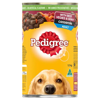 Pedigree Wet Cass Beef And Grvy 1.2Kg 12Pk (Om12)