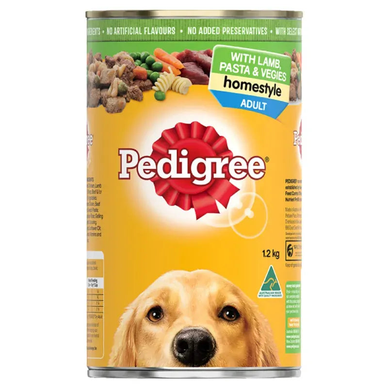 Pedigree Homestyle Lmb Pasta N Veg 1.2Kg 12Pk(Om12)