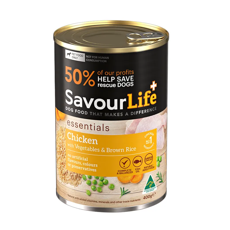 Savourlife Essentials Chicken Veg & Rice 400G 12Pk