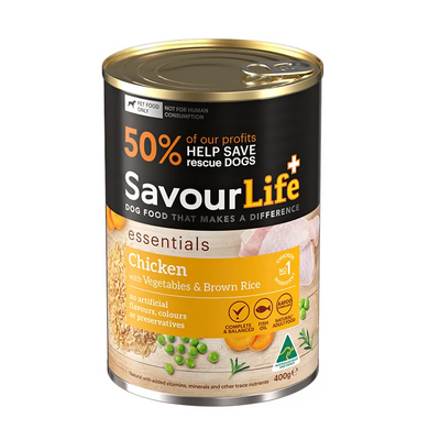 Savourlife Essentials Chicken Veg & Rice 400G 12Pk