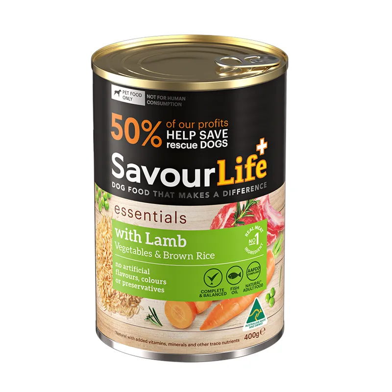 Savourlife Essentials Lamb Veg & Rice 400G 12Pk