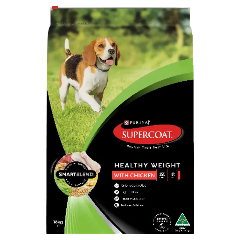 Supercoat Adult Healthy Weight Chicken 18Kg