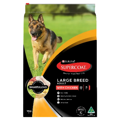 Supercoat Adult Large Breed Chicken 18Kg