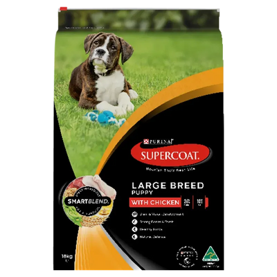 Supercoat Puppy Large Breed Chicken 18Kg