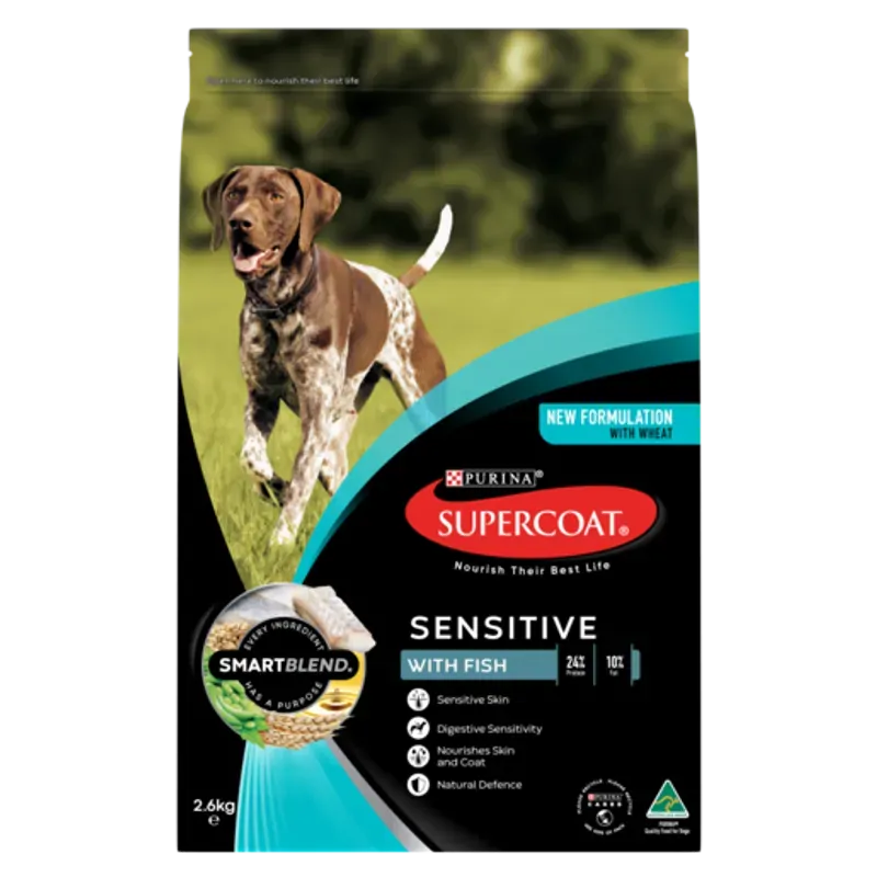 Supercoat Adult Sensitive Fish 2.6Kg