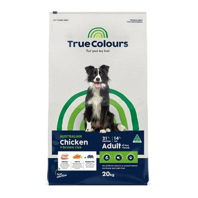True Colours Adult Chicken & Brown Rice 20Kg True Colours