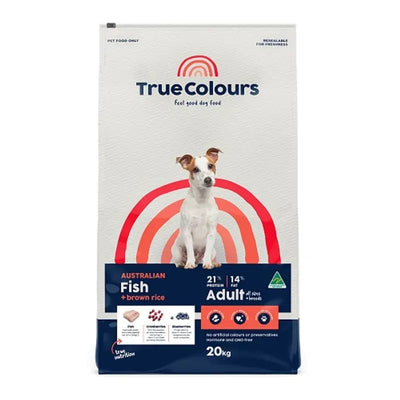 True Colours Adult Fish & Brown Rice 20Kg True Colours