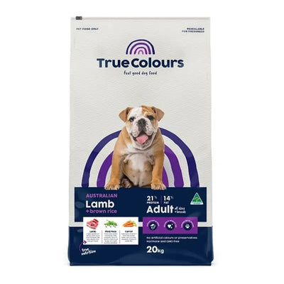 True Colours Adult Lamb & Brown Rice 20Kg
