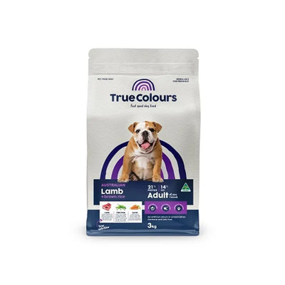 True Colours Adult Lamb & Brown Rice 3Kg