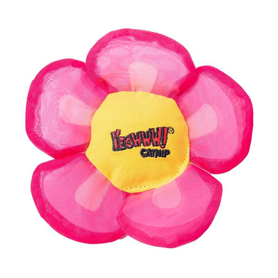 Yeowww! Daisy's Flower Top North American Catnip Filled Cat Toys - Pink Yeowww