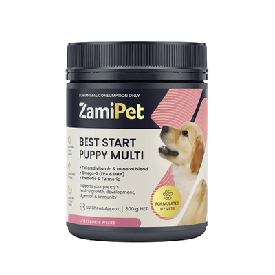 Zamipet Best Start Puppy Multi 300G 100 Chews