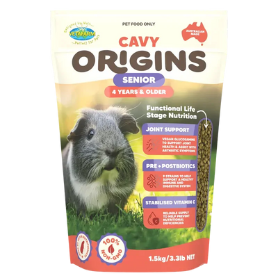 Vetafarm Cavy Origins Senior 1.5Kg Vetafarm