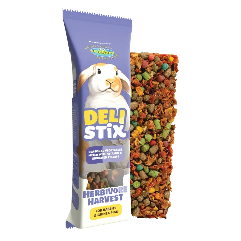 Vetafarm Deli Stix Herbivore Harvest 70G 9Pk(Om9)