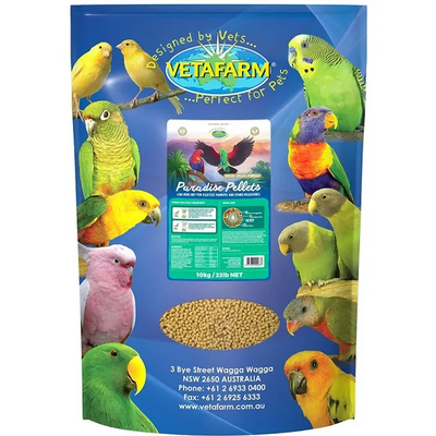 Vetafarm Paradise Pellets 10Kg